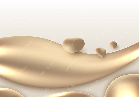 3D Luxury Golden Fluid Liquid Flowing: A New Era in Digital Design