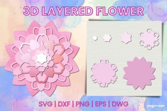 3D Paper Flower SVG: A Creative and Practical Design Tool