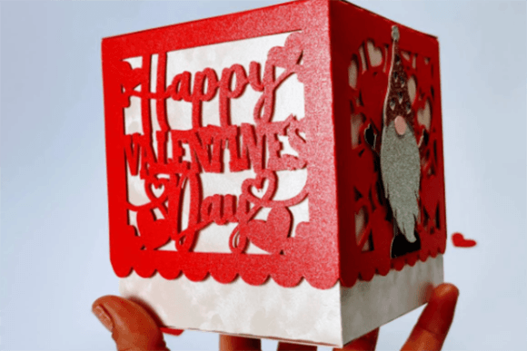 3D SVG Valentine’s Day Favor Box Gnome: A Creative and Practical Choice for Your Stationery Projects