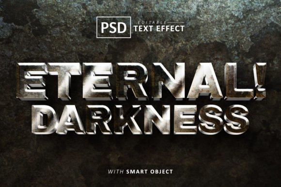 Eternal Darkness Text - 3D Font Effect for Creative Professionals