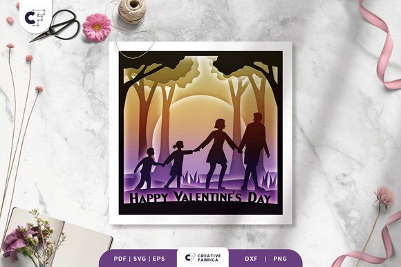 Family Valentine’s Day 3D Shadow Box: A Creative and Meaningful Craft Project
