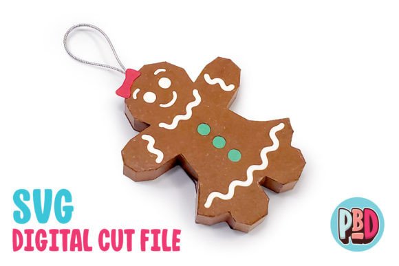 Gingerbread Woman 3D Paper Ornament: A Creative Holiday Project for Enthusiasts