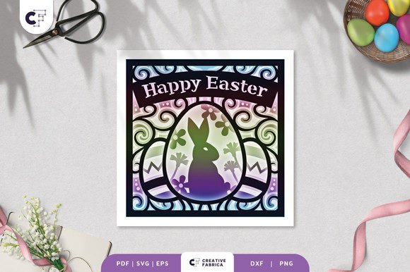 Happy Easter with Bunny 3D Shadow Box: A Creative and Versatile Craft Project