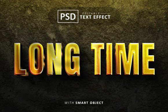 Long Time Text - Editable 3d Font Effect: A Powerful Design Tool for Creators