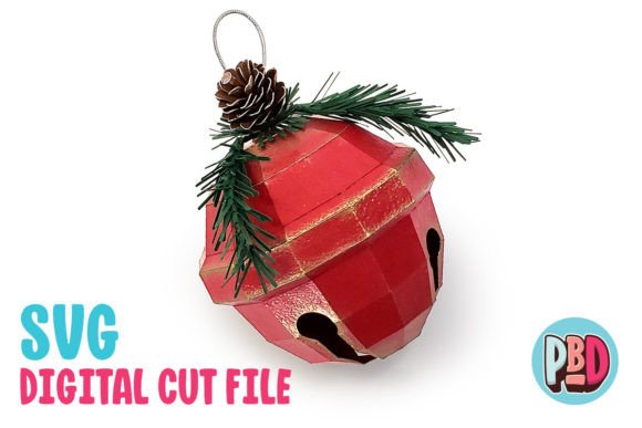 Sleigh Bell Ornament 3D Papercraft