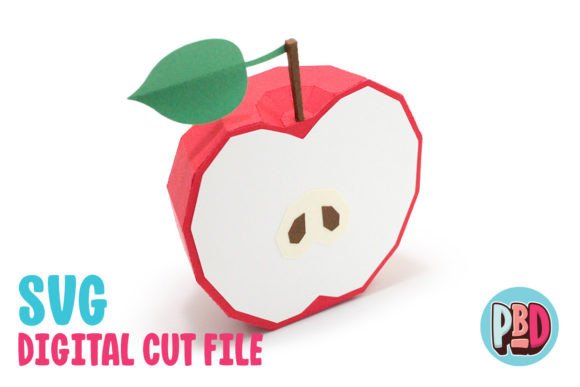 Sliced Apple 3D Papercraft: A Creative and Educational Project for All