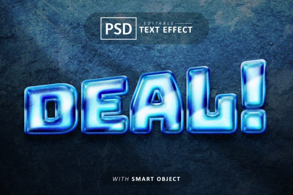 Unlock Creativity with the Deal Text - Editable 3D Font Effect and Text Effect PSD
